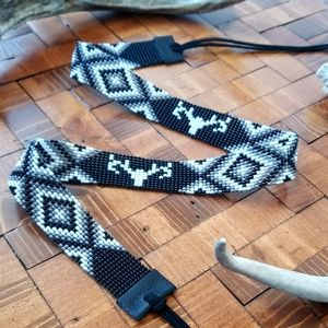 *SOLD* Handmade Beaded Hat Band